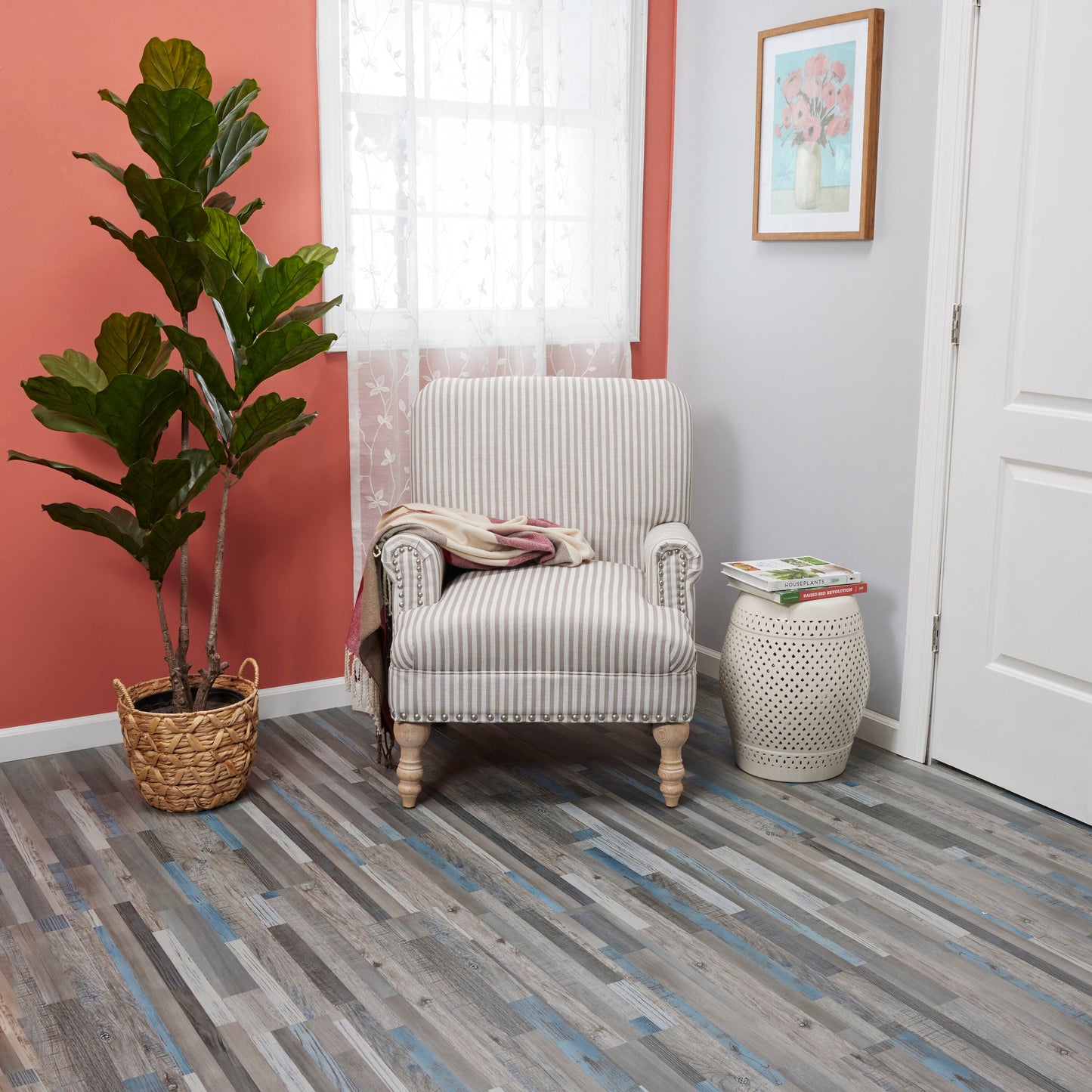 Lucida USA BaseCore Quilt 6-in W x 36-in L x 2-mm Waterproof Peel-and-Stick Luxury Vinyl Plank Flooring, 12-mil Wear Layer (54-sq ft Carton)