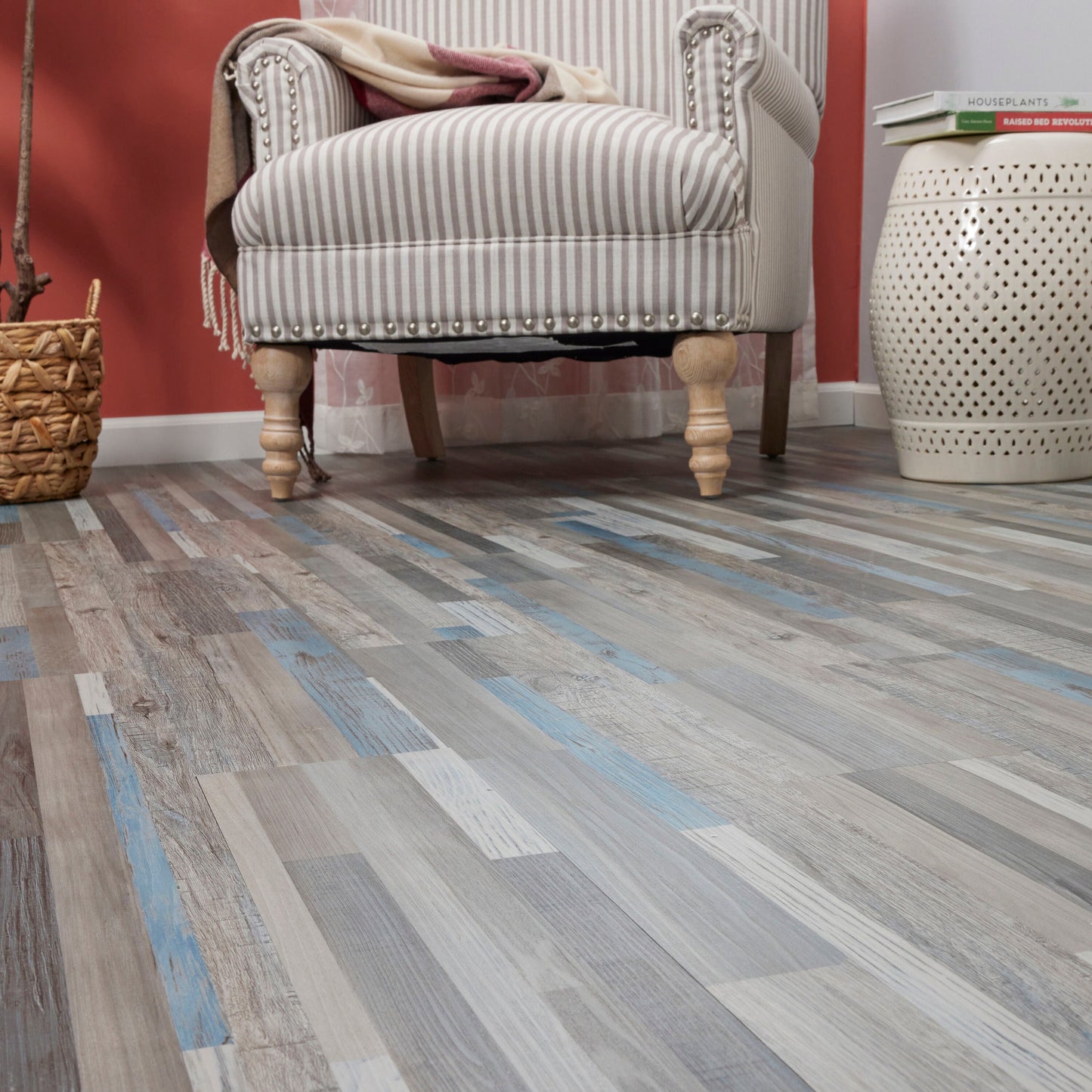 Lucida USA BaseCore Quilt 6-in W x 36-in L x 2-mm Waterproof Peel-and-Stick Luxury Vinyl Plank Flooring, 12-mil Wear Layer (54-sq ft Carton)