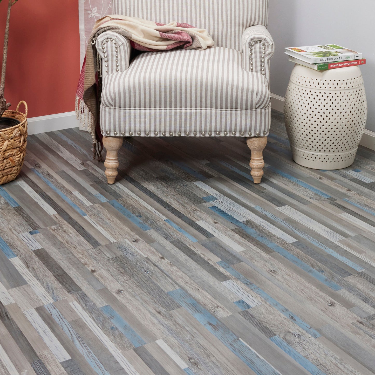 Lucida USA BaseCore Quilt 6-in W x 36-in L x 2-mm Waterproof Peel-and-Stick Luxury Vinyl Plank Flooring, 12-mil Wear Layer (54-sq ft Carton)