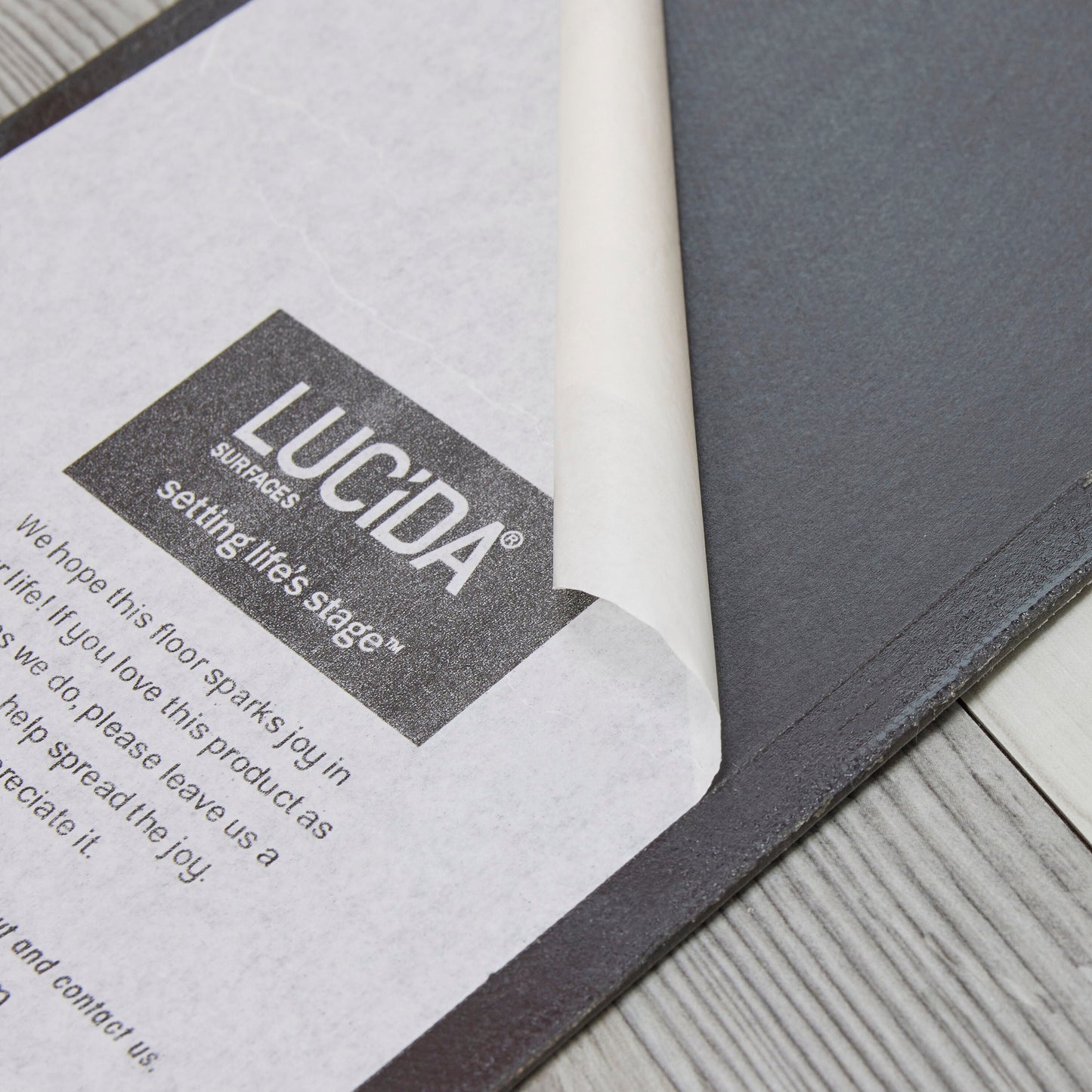 Lucida USA BaseCore Reclaimed 6-in W x 36-in L x 2-mm Waterproof Peel-and-Stick Luxury Vinyl Plank Flooring, 12-mil Wear Layer (54-sq ft Carton)