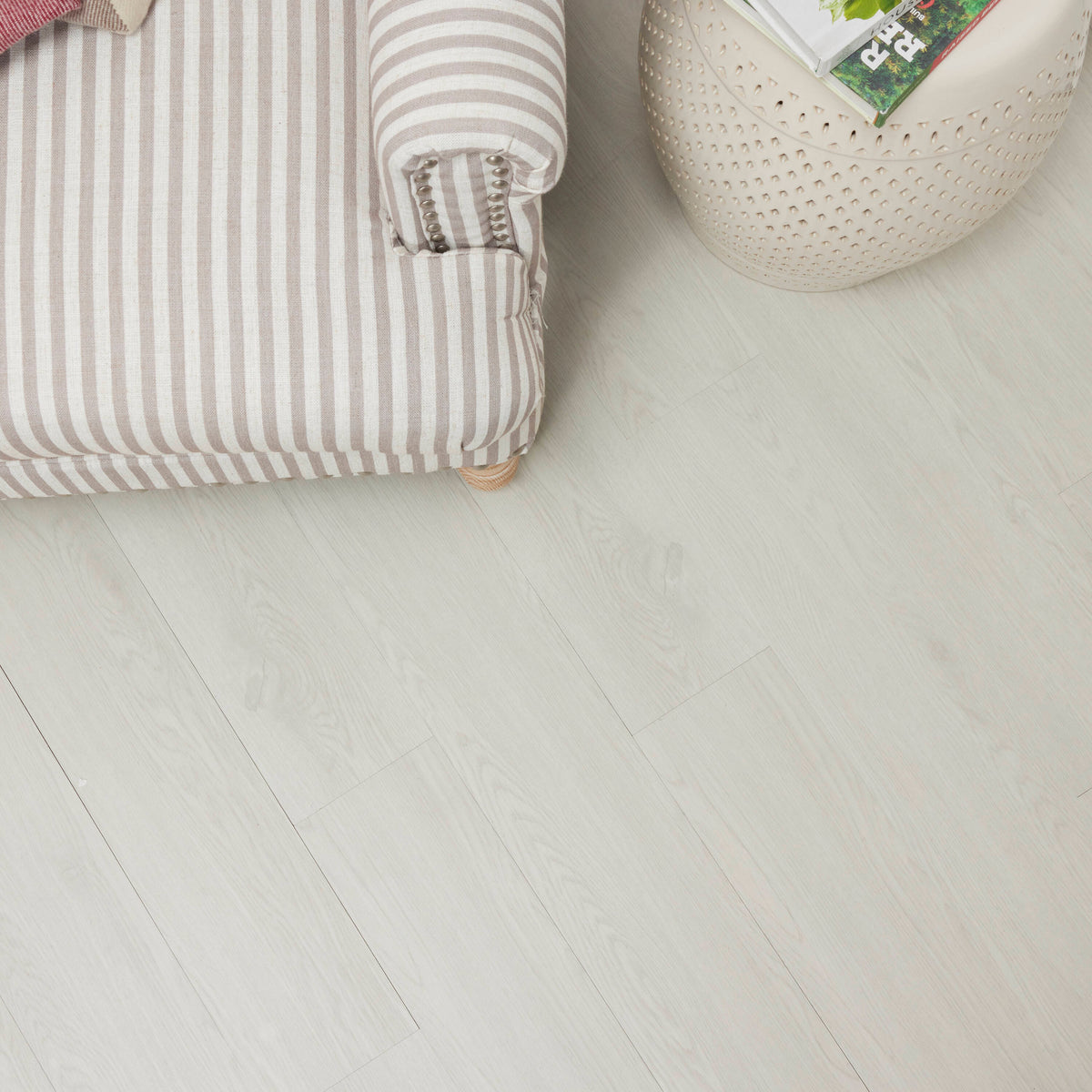 Lucida USA Basecore Cotton Brown 12-mil x 6-in W x 36-in L Waterproof Peel and Stick Vinyl Plank Flooring (54-sq ft/ Carton)