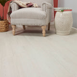 Lucida USA Basecore Cotton Brown 12-mil x 6-in W x 36-in L Waterproof Peel and Stick Vinyl Plank Flooring (54-sq ft/ Carton)