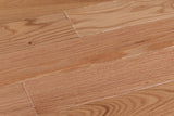Beasley Red oak Natural hardwood flooring — installed room view