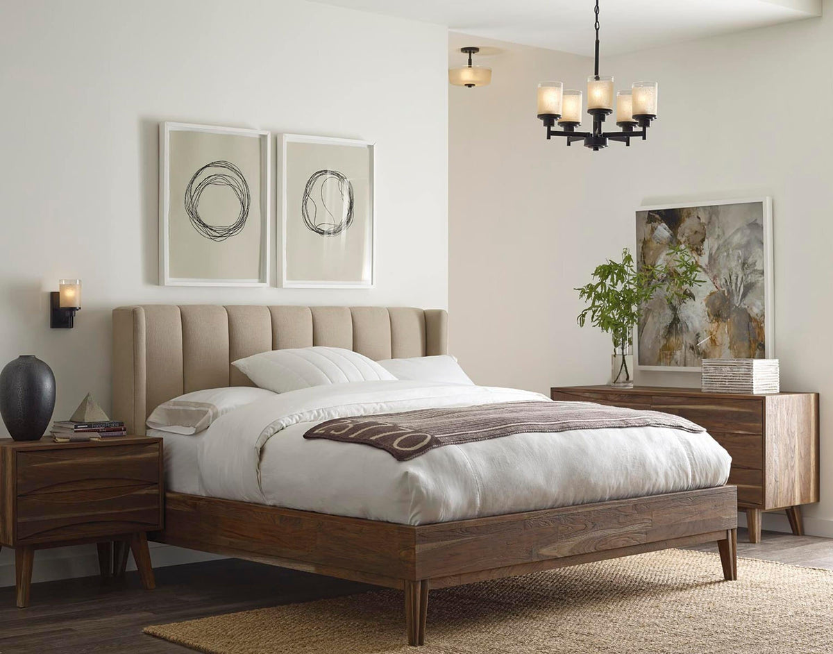 Progress Lighting Alexa 5-Light Antique Bronze Transitional Chandelier