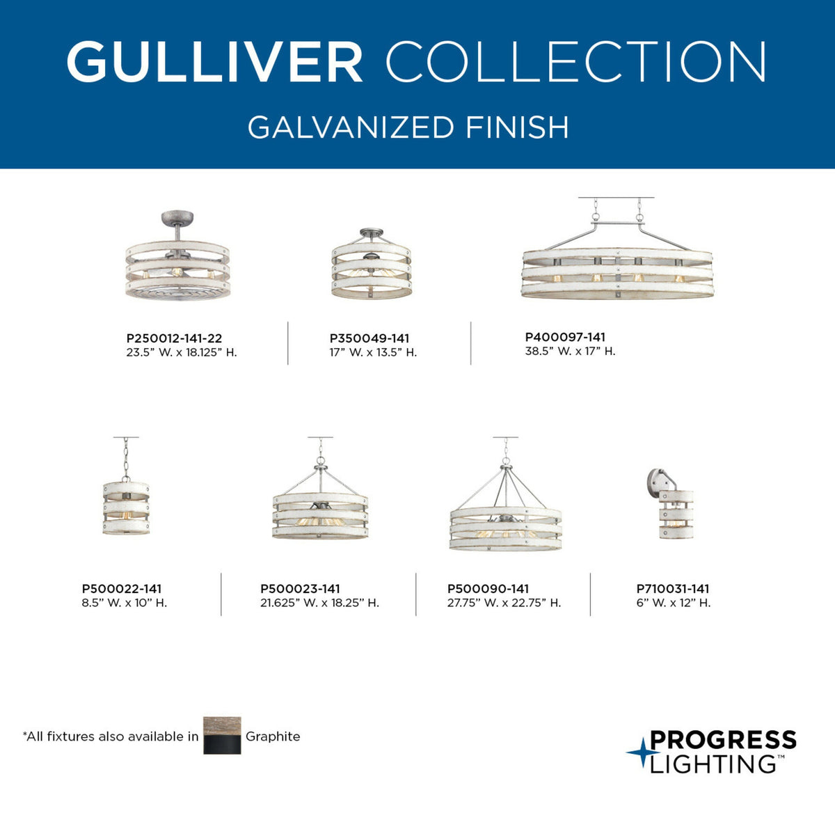 Progress Lighting Gulliver 4-Light White Coastal Chandelier