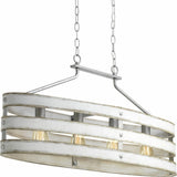 Progress Lighting Gulliver 4-Light White Coastal Chandelier