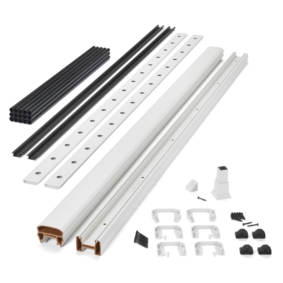 Trex Transcend 6-ft x 42-in Classic White Composite Deck Rail Kit