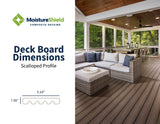 MoistureShield Elevate 1-in x 6-in Composite Deck Board