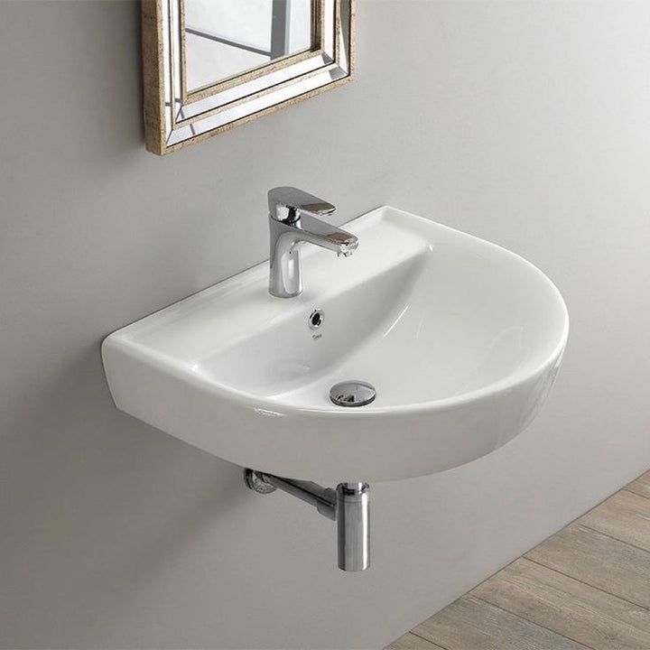 Nameeks Bella Wall Mounted Bathroom Sink in White
