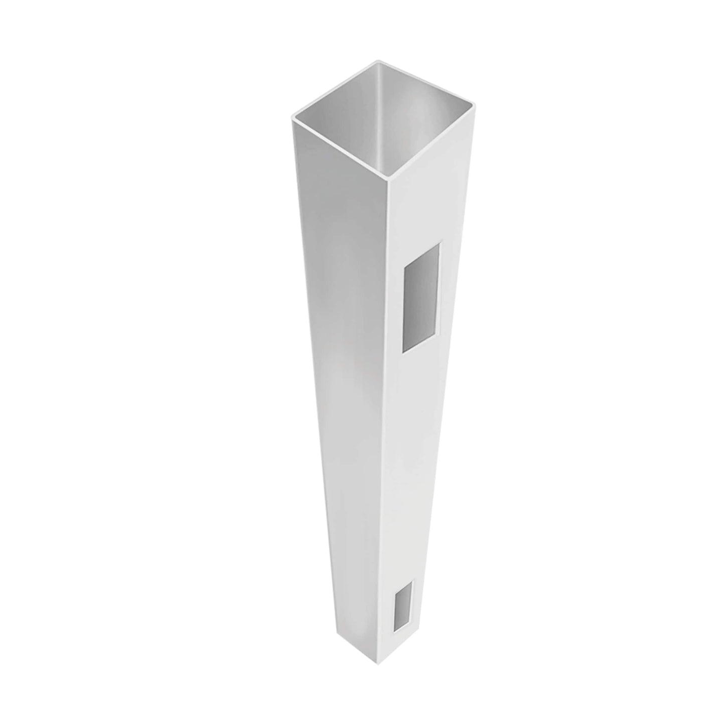 Freedom Keswick 7-ft H x 5-in W White Vinyl End Fence Post (Unassembled)