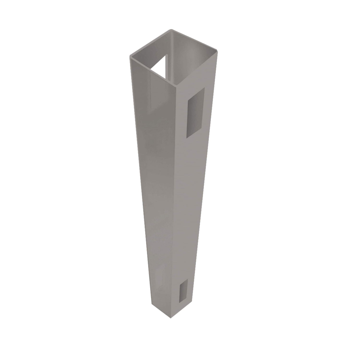 Freedom Newbeck/Barington 9-ft H x 5-in W Gray Vinyl Line Fence Post (Assembled)