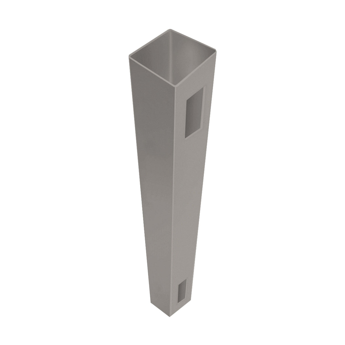 Freedom Newbeck/Barington 9-ft H x 5-in W Gray Vinyl End Fence Post (Assembled)