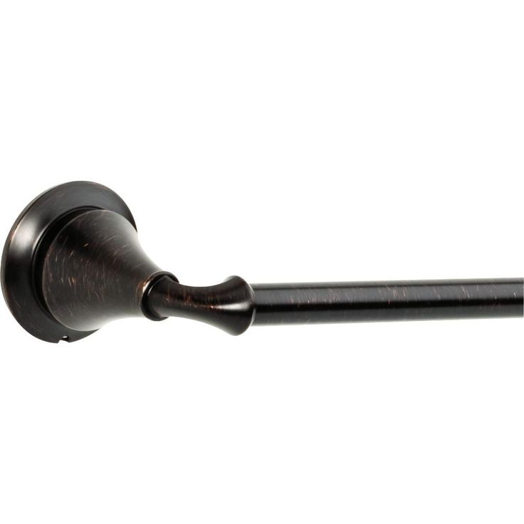 Delta  Linden 24-in Venetian Bronze Wall Mount Single Towel Bar
