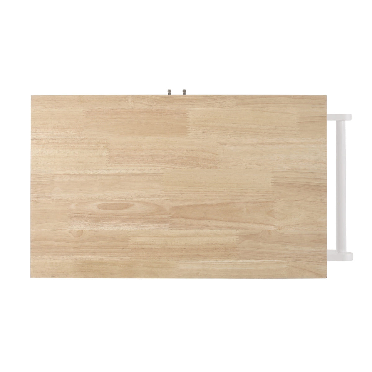Best Selling Home Decor White Mdf Base with Mdf Top Rolling Kitchen Cart (18-in x 32-in x 34.5-in)