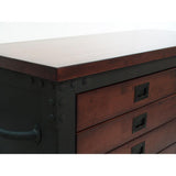 36 in. 5-Drawer Wood Top Roller Cabinet Tool Chest - Super Arbor