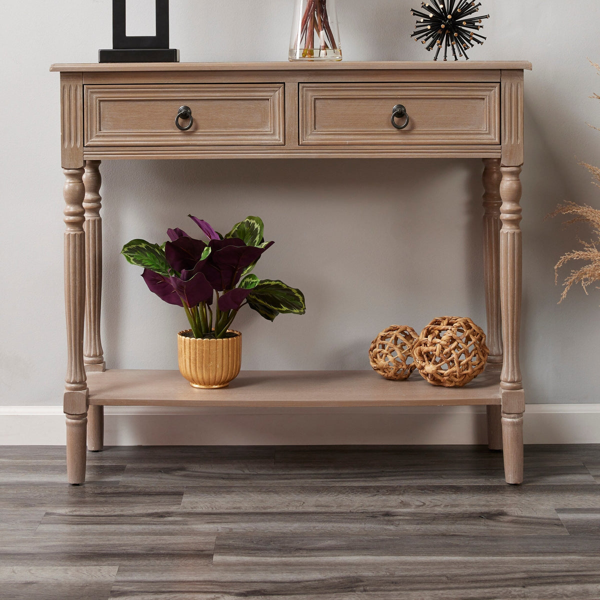 Lucida USA BaseCore Kiln Gray 12-mil x 6-in W x 36-in L Waterproof Peel and Stick Vinyl Plank Flooring (54-sq ft/ Carton)