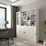 FUFU&GAGA 62.3-in W x 70.9-in H Mdf White Freestanding Utility Storage Cabinet