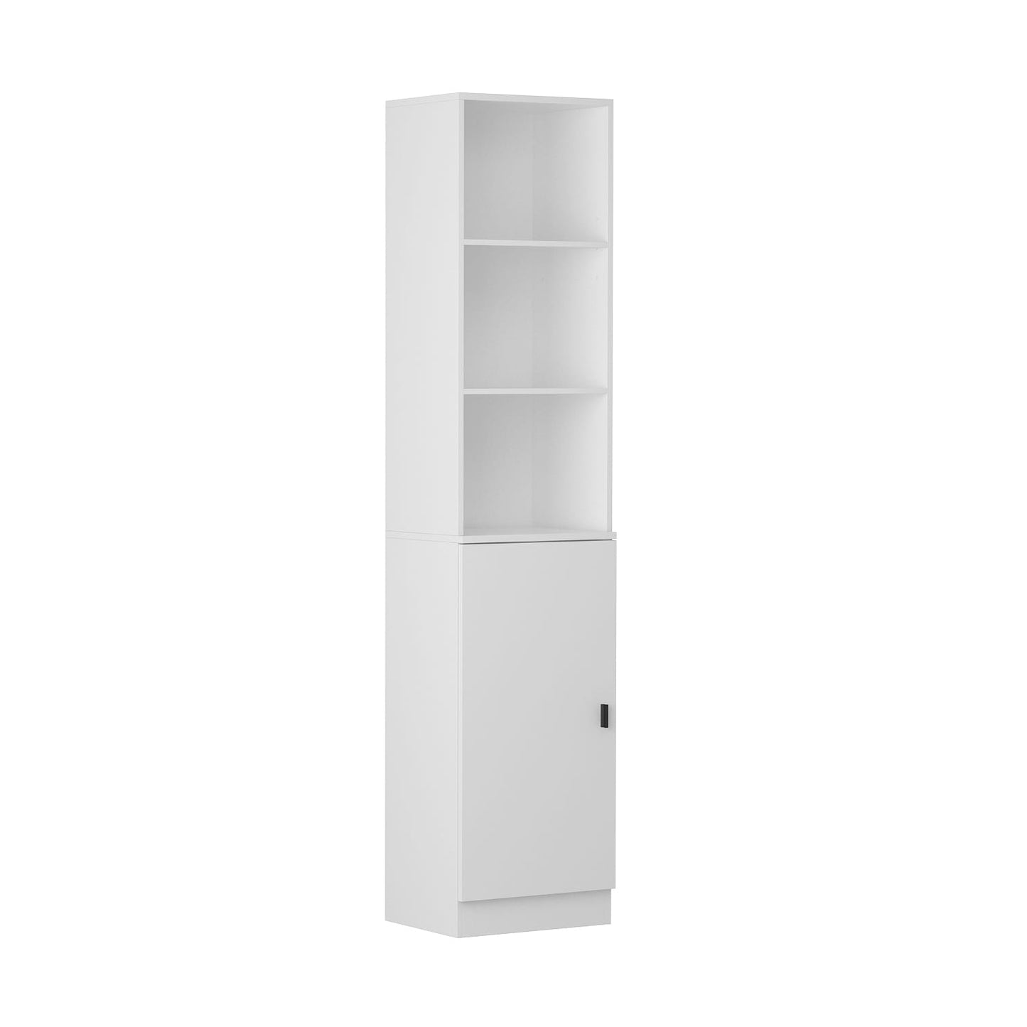 FUFU&GAGA 47.2-in W x 70.9-in H Mdf White Freestanding Utility Storage Cabinet