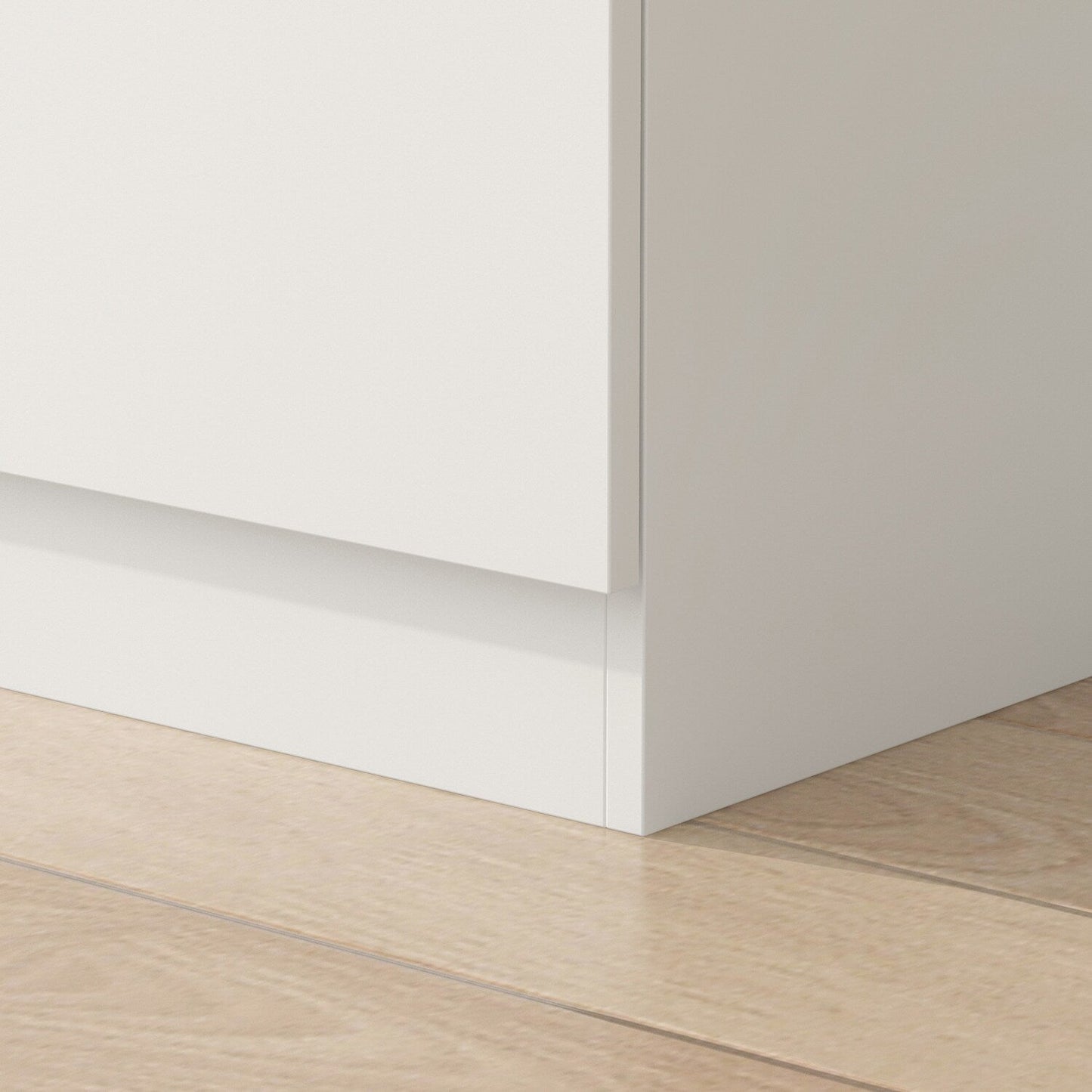 FUFU&GAGA 47.2-in W x 70.9-in H Mdf White Freestanding Utility Storage Cabinet