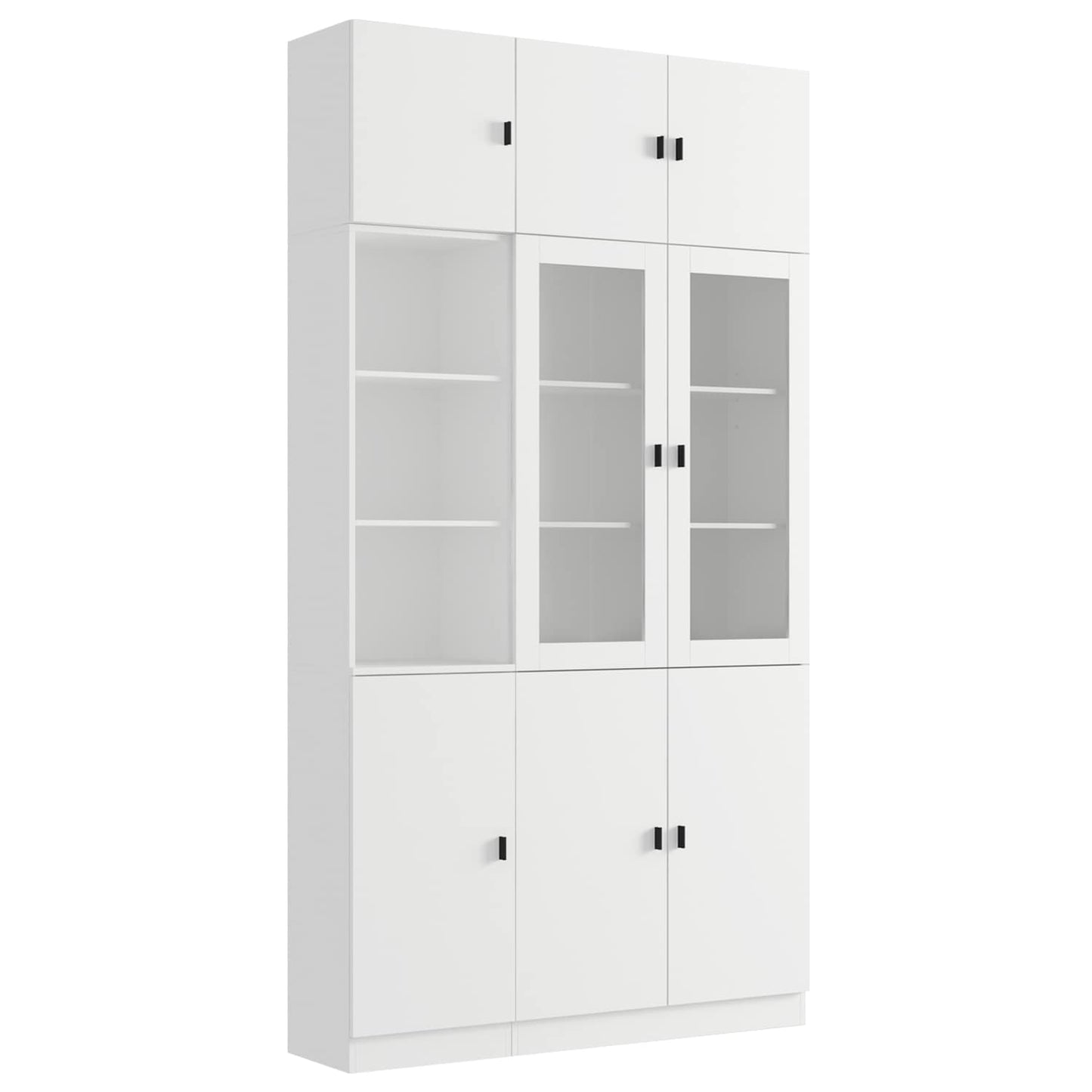 FUFU&GAGA 47.2-in W x 87.8-in H Mdf White Freestanding Utility Storage Cabinet