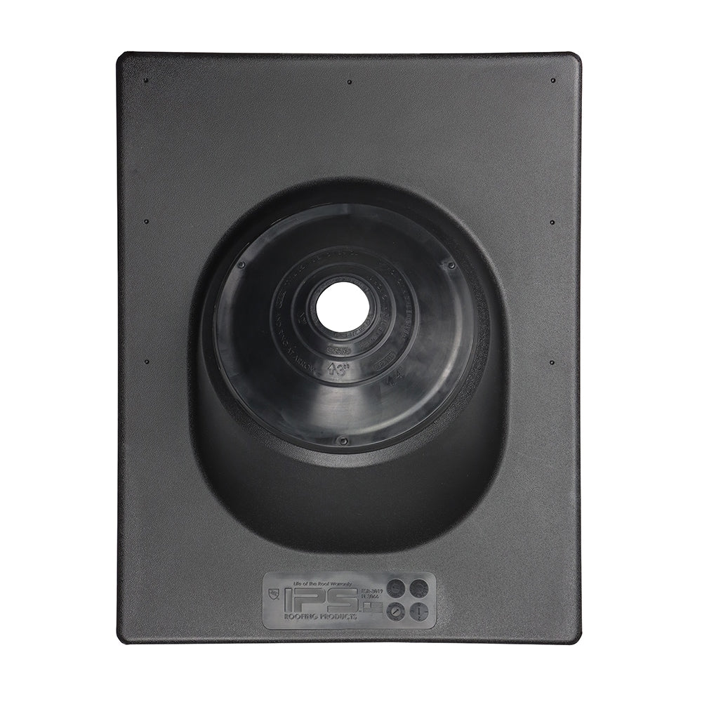 IPS Roofing Products 4IN1 PVC Vent and Pipe Flashing, 1-1/4-in to 4-in, 12-in x 16-in