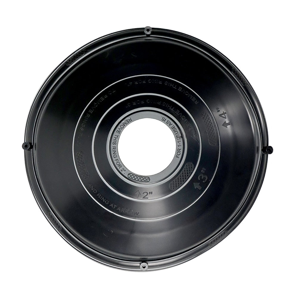 IPS Roofing Products 4IN1 PVC Vent and Pipe Flashing, 1-1/4-in to 4-in, 6.5-in Diameter
