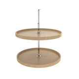 Rev-A-Shelf 2-Tier Wood Full Circle Cabinet Lazy Susan