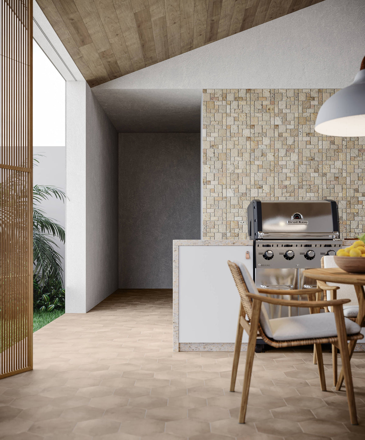 Satori Camino Terracotta 8-in x 10-in Matte Porcelain Hexagon Floor and Wall Tile (0.44-sq. ft/ Piece)