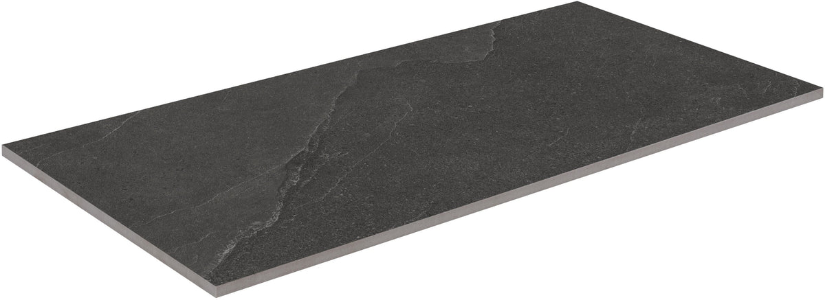 Satori Gios Graphite 12-in x 24-in Matte Porcelain Stone Look Floor and Wall Tile (1.93-sq. ft/ Piece)