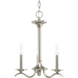 Progress Lighting Inspire 3-Light Brushed Nickel Transitional Chandelier