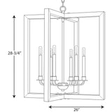 Progress Lighting Turnbury 6-Light Gray Coastal Chandelier