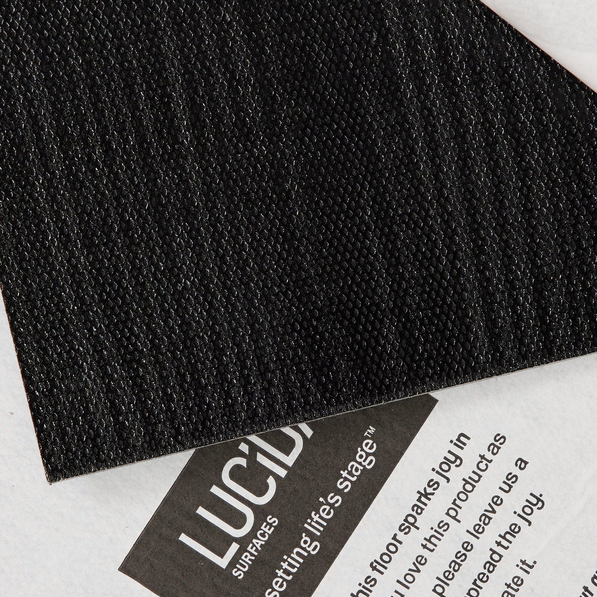 Lucida USA BaseCore Nero Black 12-mil x 6-in W x 36-in L Waterproof Peel and Stick Vinyl Plank Flooring (54-sq ft/ Carton)