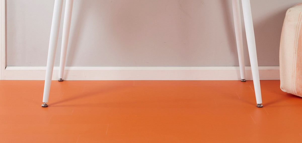 Lucida USA MonoCore Creamsicle Orange 22-mil x 5-4/5-in W x 36-in L Waterproof Interlocking Luxury Vinyl Plank Flooring (13-sq ft/ Carton)