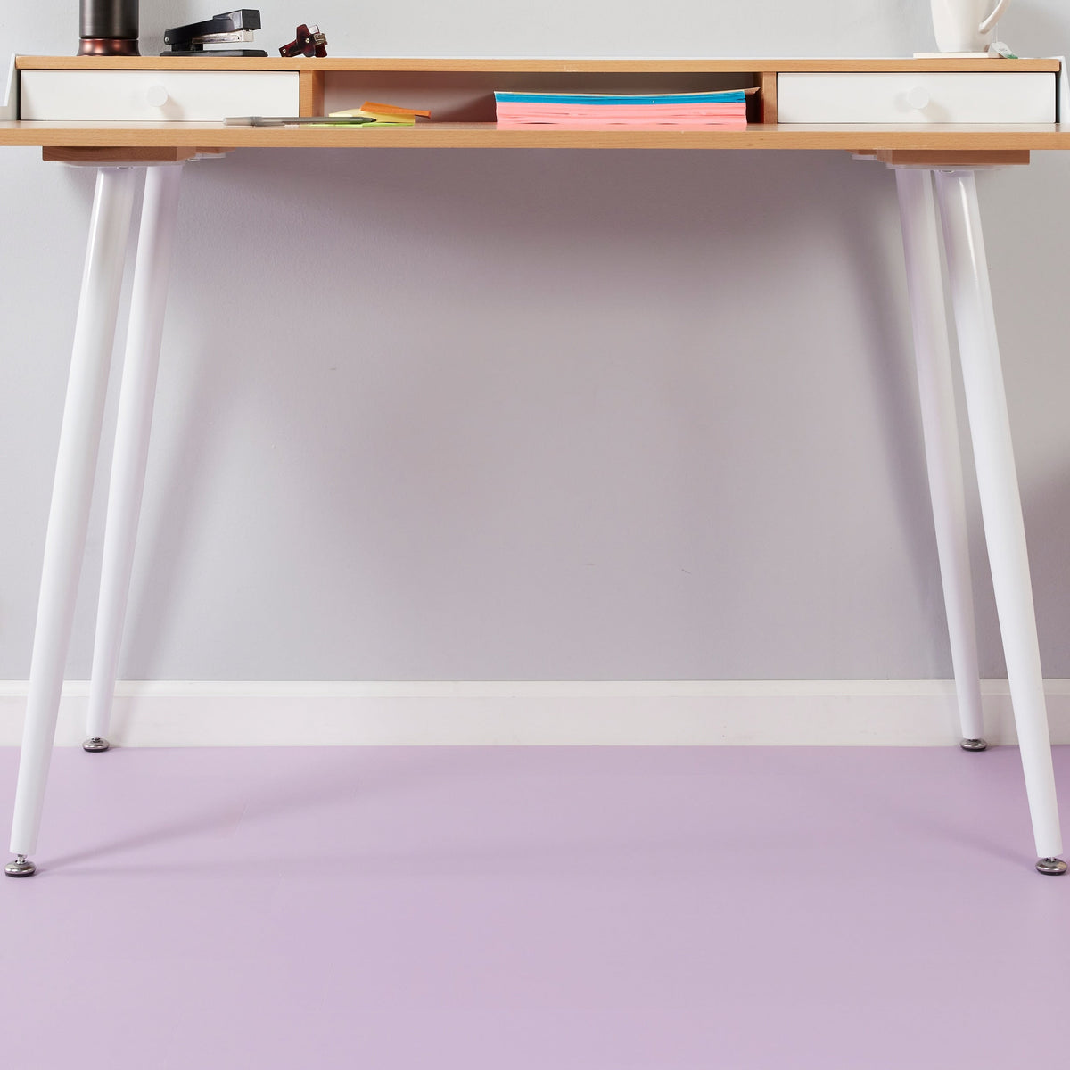 Lucida USA MonoCore Macaron Purple 22-mil x 5-4/5-in W x 36-in L Waterproof Interlocking Luxury Vinyl Plank Flooring (13-sq ft/ Carton)