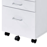 Benzara White, Black Accent Chest