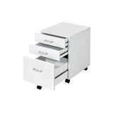 Benzara White, Black Accent Chest