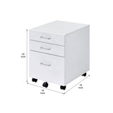 Benzara White, Black Accent Chest