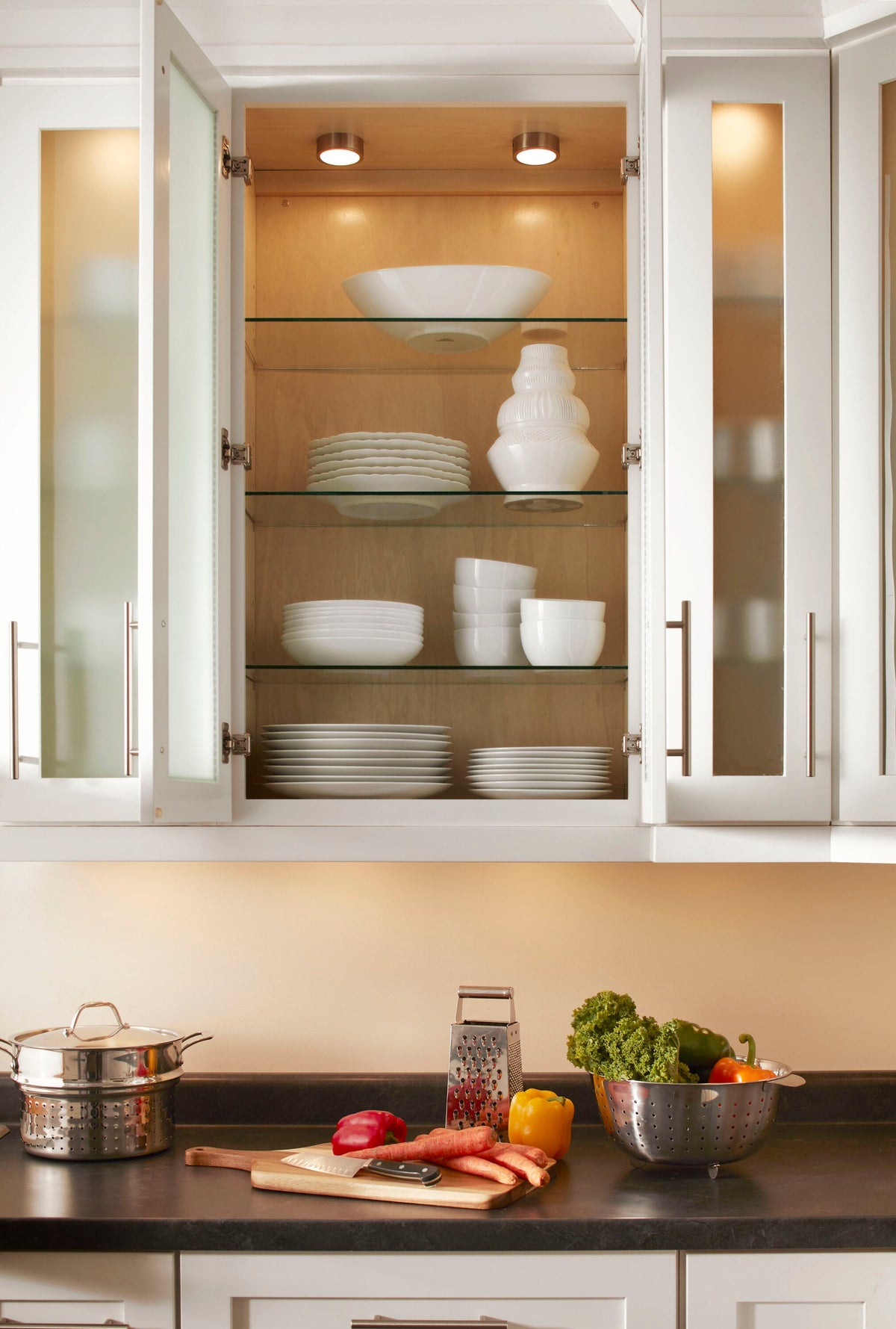 Valleywood Cabinetry 18-in W x 84-in H x 24-in D Marine Blue Birch Pantry Ready To Assemble Plywood Cabinet (Flat Panel Shaker Door Style)