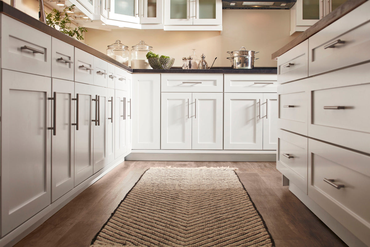 Valleywood Cabinetry 30-in W x 36-in H x 12-in D Marine Blue Birch Wall Ready To Assemble Plywood Cabinet (Flat Panel Shaker Door Style)