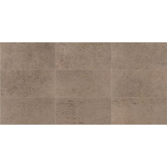 allen + roth Limestone Utaupeia 12-in x 24-in Matte Porcelain Stone Look Floor and Wall Tile (1.955-sq. ft/ Piece)