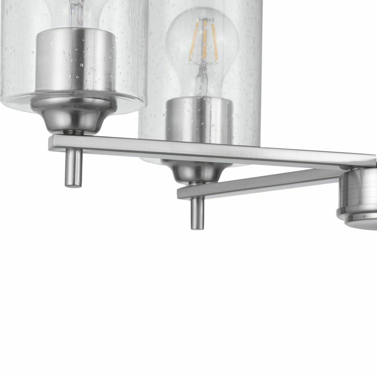 Progress Lighting Morehouse 5-Light Brushed Nickel Transitional Chandelier