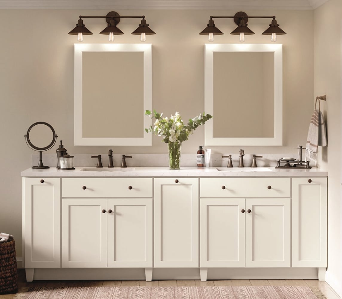 Diamond Express Jamestown 12-in W x 34.5-in H x 21-in D White 3-Drawer Wood Wall-mount Cabinet Banks
