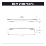 Hickory Hardware Crest 3-in (76mm) Center to Center Rectangular Handle Drawer Pull