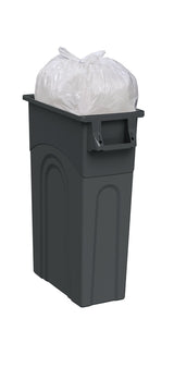 Blue Hawk 23-Gallon Black Plastic Touchless Trash Can