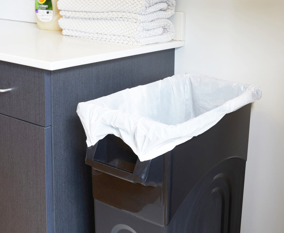 Blue Hawk 23-Gallon Black Plastic Touchless Trash Can