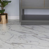 Lucida USA Gluecore Whitstone White 22-mil x 12-in W x 24-in L Waterproof Glue Down Luxury Vinyl Plank Flooring (36-sq ft/ Carton)