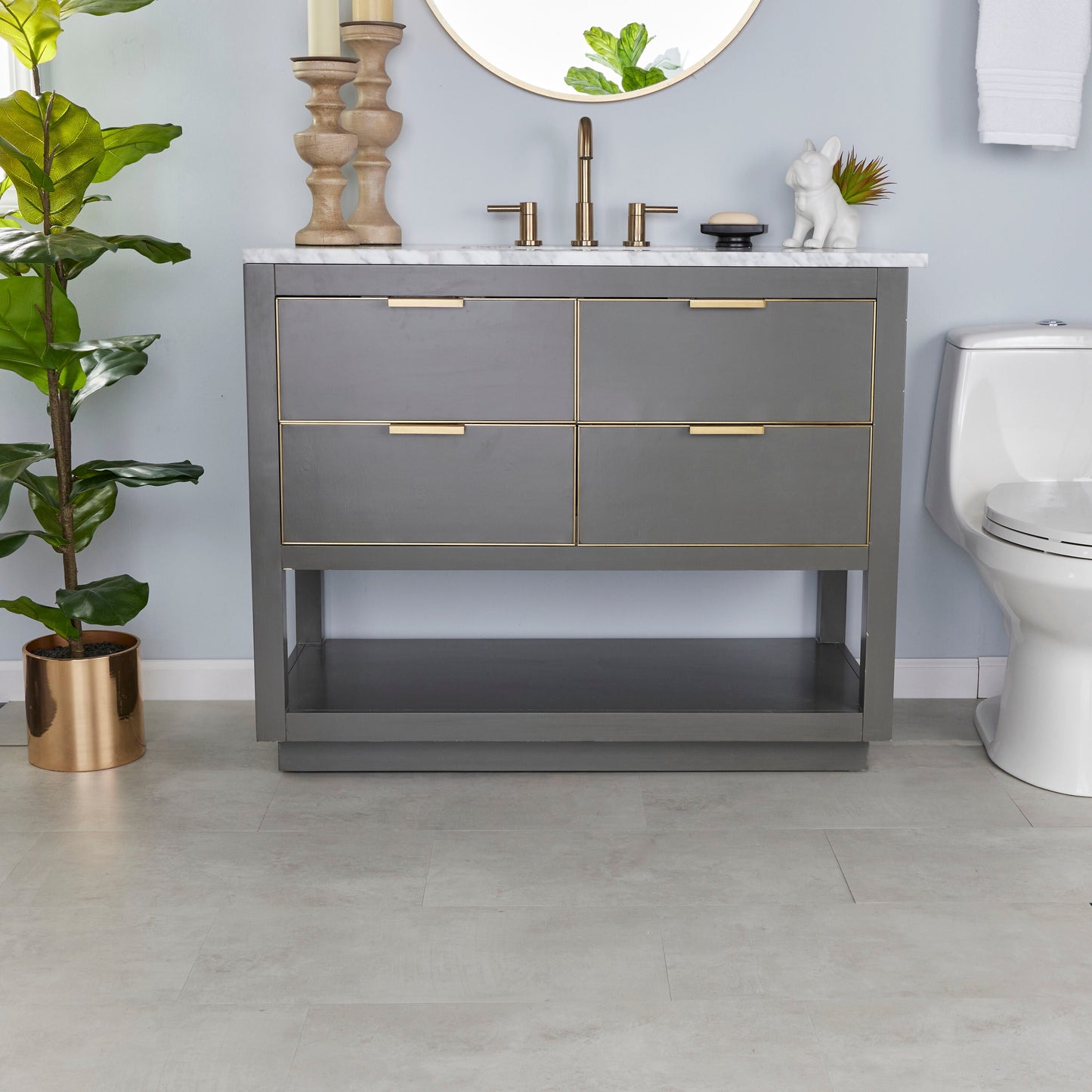 Lucida USA Gluecore Silkstone 12-in W x 24-in L x 3-mm Waterproof Luxury Vinyl Plank Flooring, 22-mil Wear Layer (36-sq ft Carton)