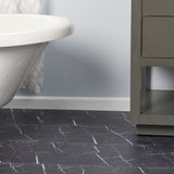 Lucida USA Terracore Nero Marquina Gray 22-mil x 12-in W x 24-in L Waterproof Interlocking Luxury Vinyl Plank Flooring (16-sq ft/ Carton)