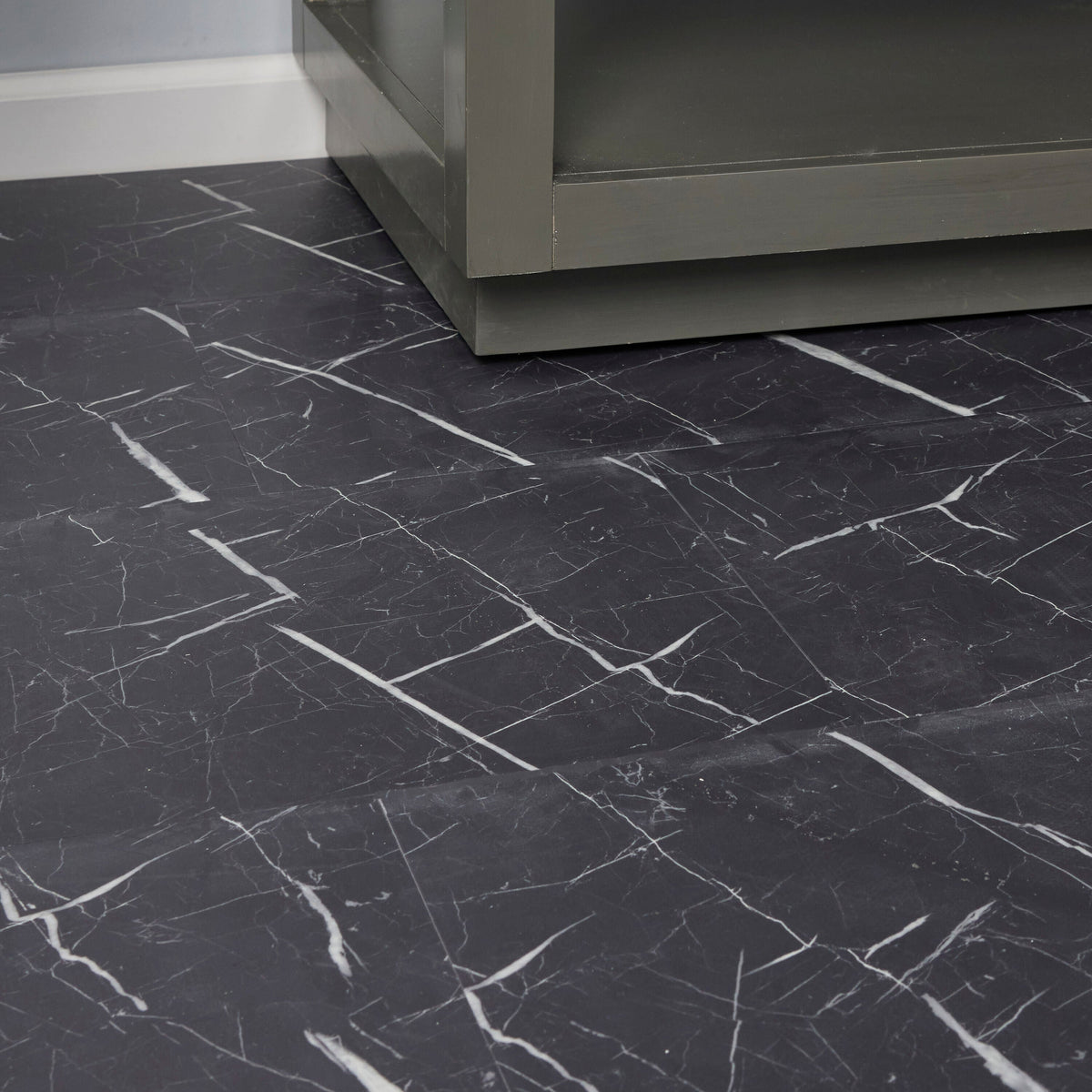 Lucida USA Terracore Nero Marquina Gray 22-mil x 12-in W x 24-in L Waterproof Interlocking Luxury Vinyl Plank Flooring (16-sq ft/ Carton)