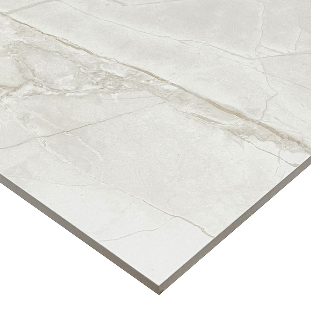 Lucca Chalk 12-in x 24-in Matte Porcelain Marble Look Floor and Wall Tile (1.93-sq. ft/ Piece)